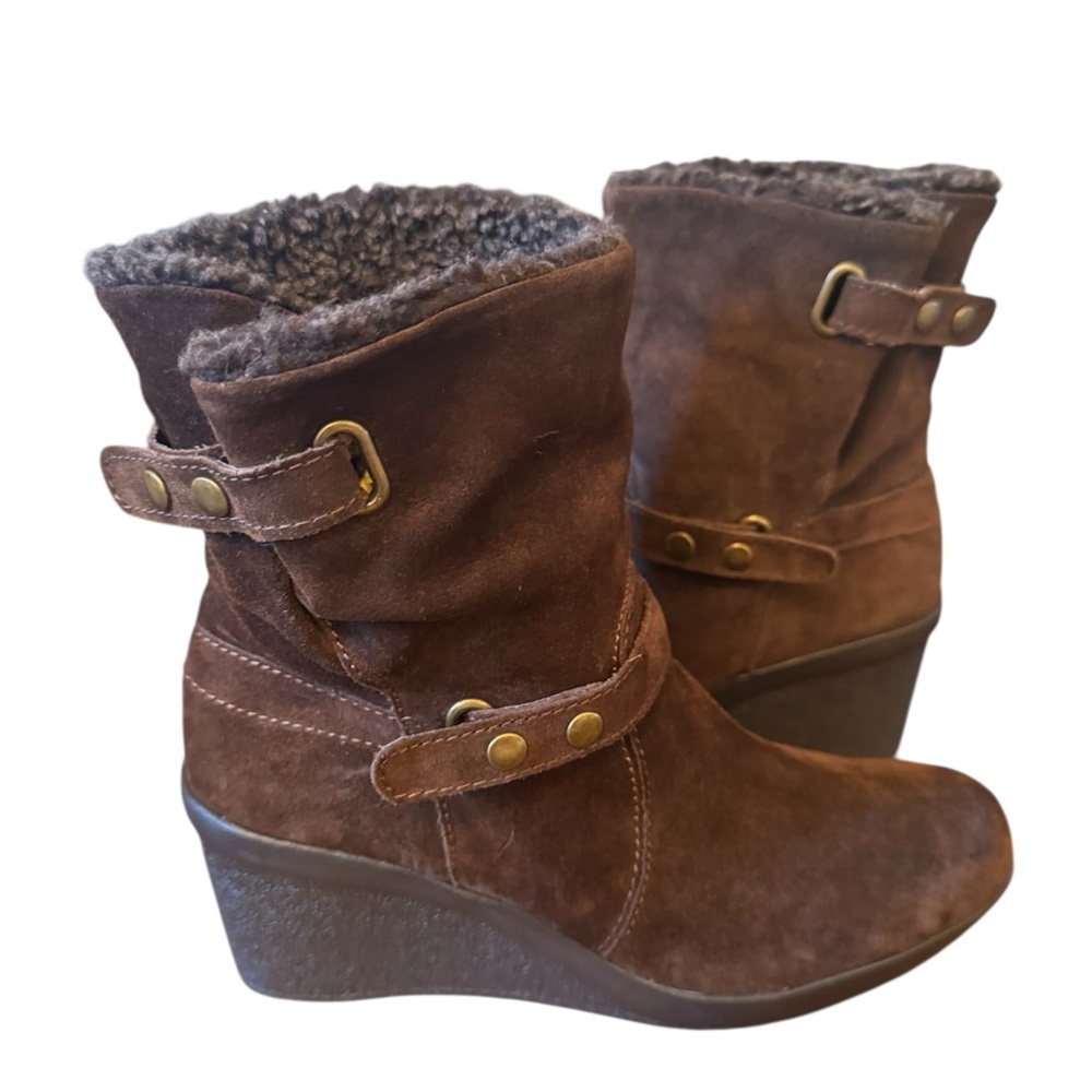 Nine West Brown Suede Women's Boots Size 8.5